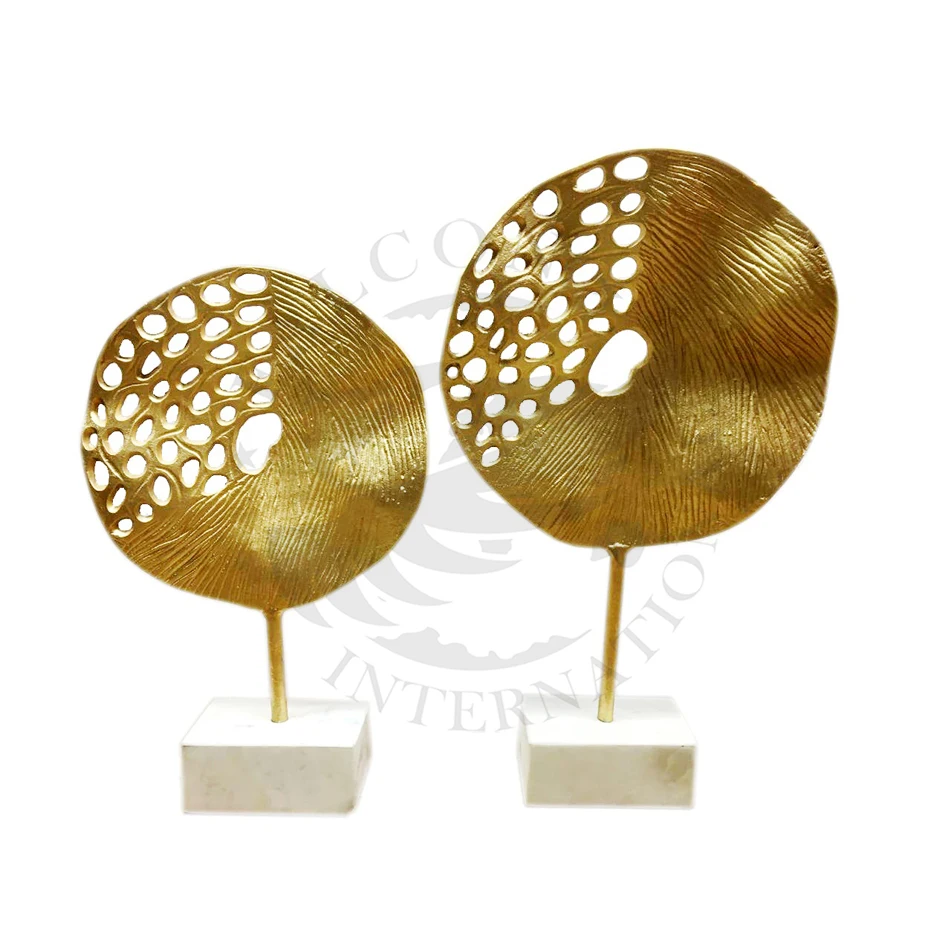 DECORATIVE IRON WIRE GOLD  BALL / METAL SPHERE / TABLE DECORATION