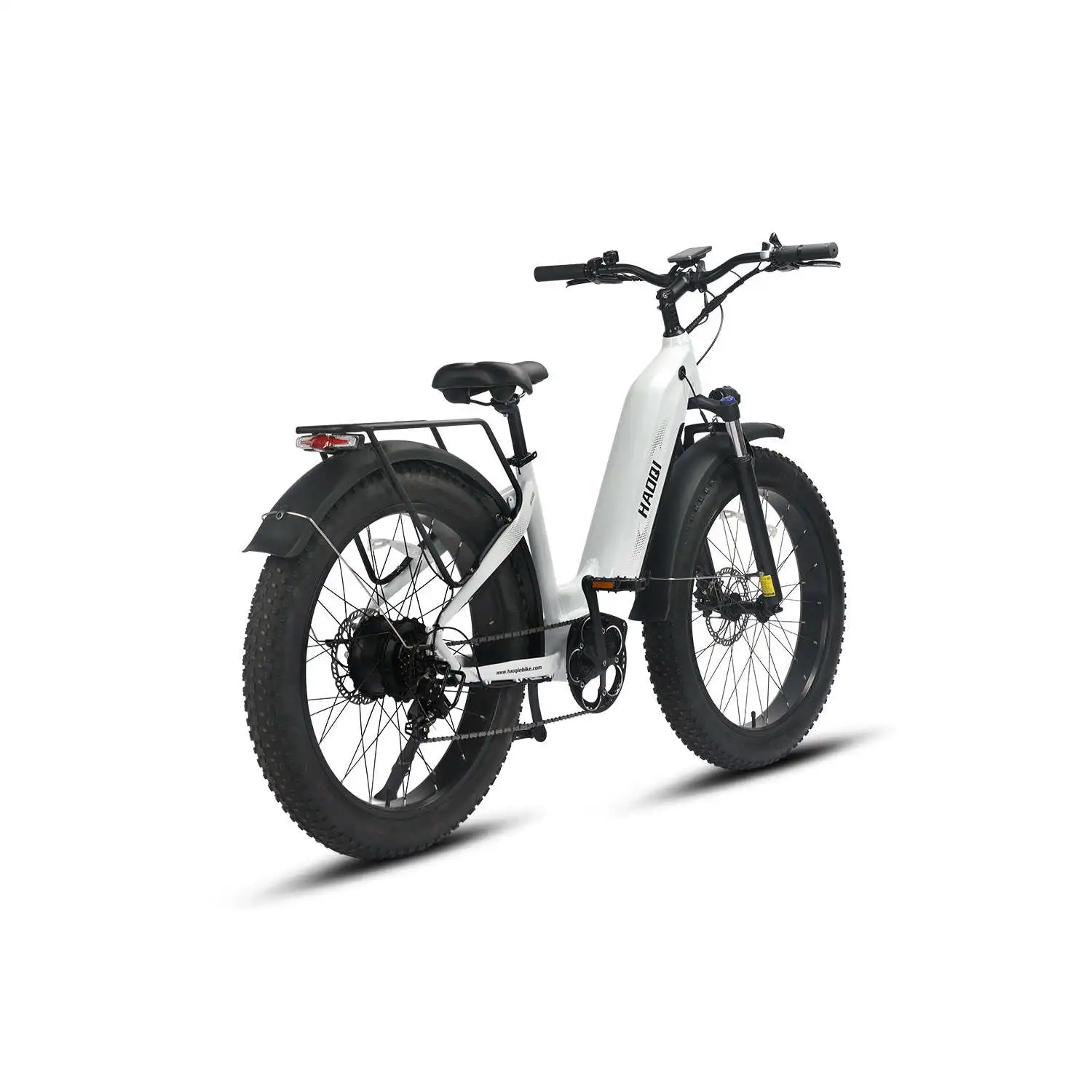 HAOQl All-Terrain White Eagle Elektro-Citybike – Vielseitiges E-Bike