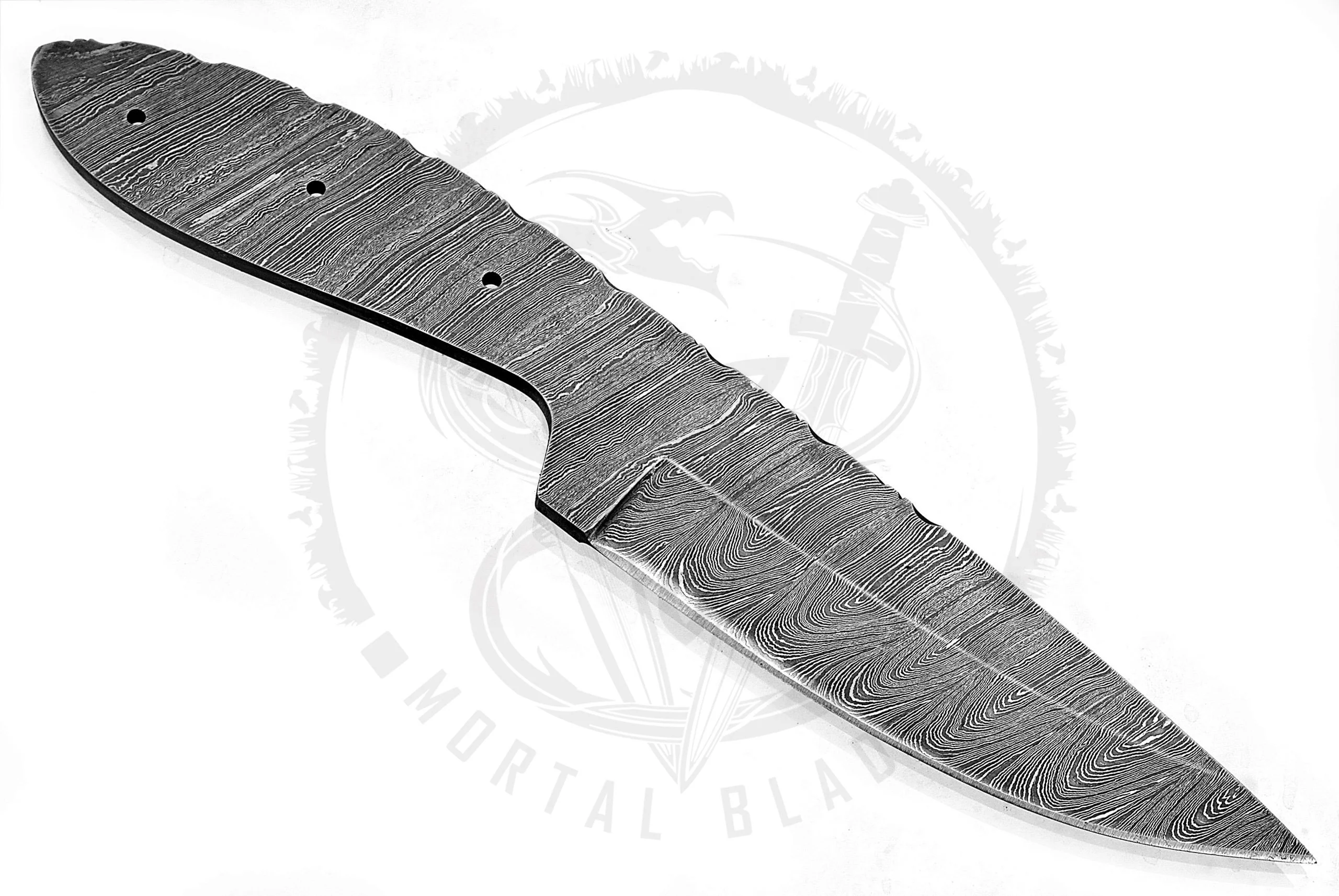 Hand Knife Blanks Handmade Damascus Steel Blank Blades For