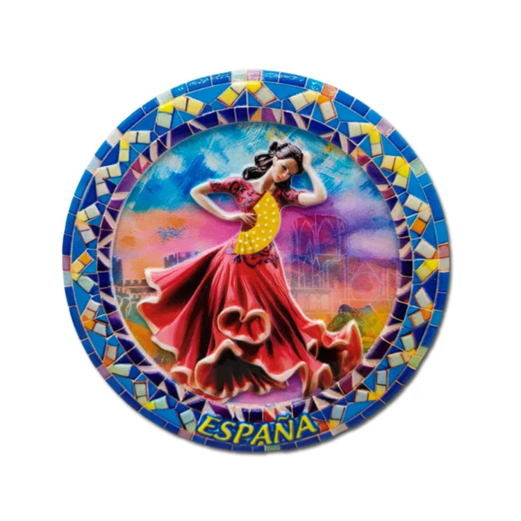 Factory Custom Logo Resin Printing Tourist Gift Argentina Souvenirs Buenos Aires Fridge Magnet