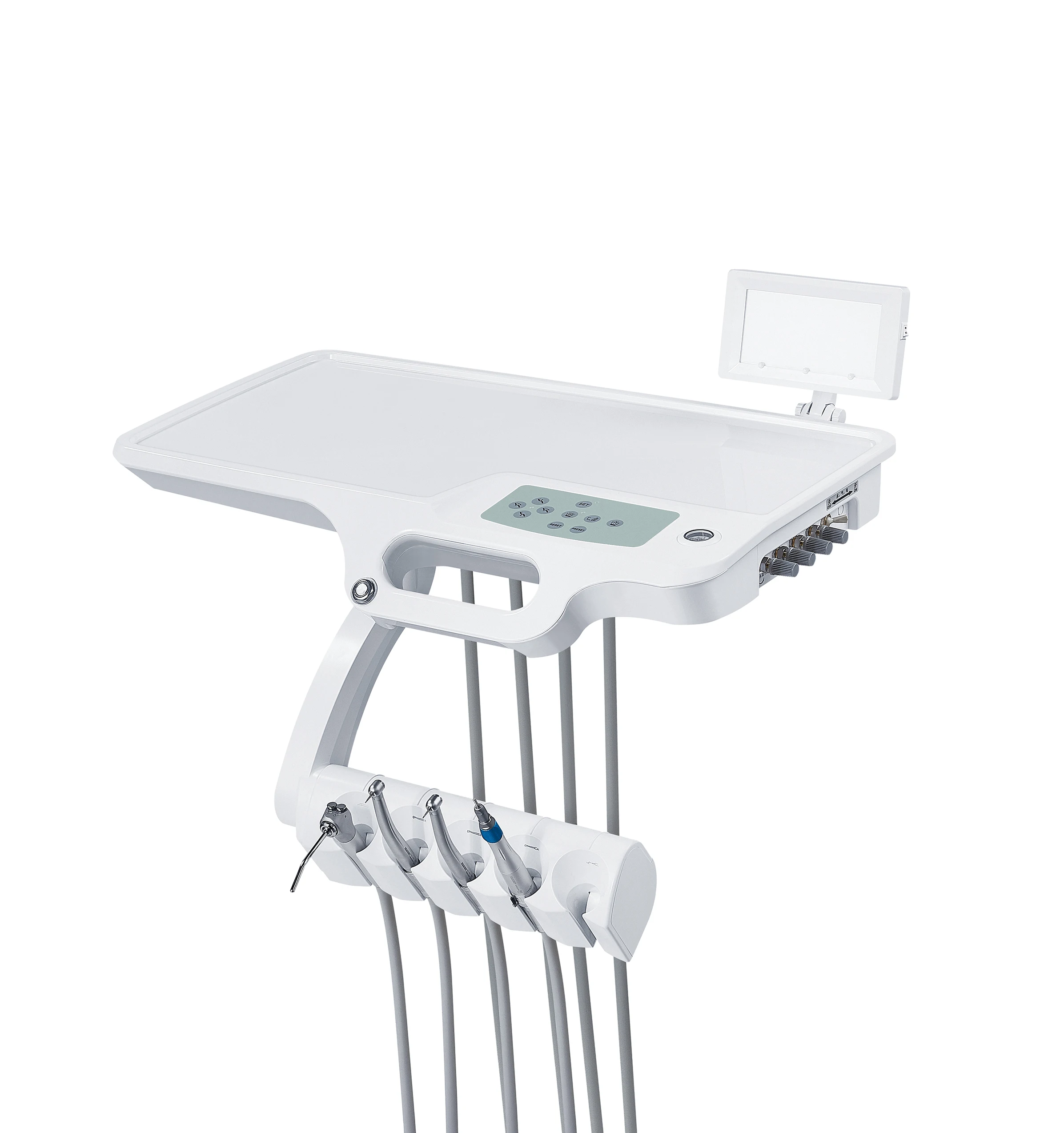 CE and ISO Certified Dental Chair With Rotatable Side Box