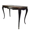 Antiguo negro y oro pintado
