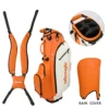 Bolsa de golf con soporte naranja 6 formas