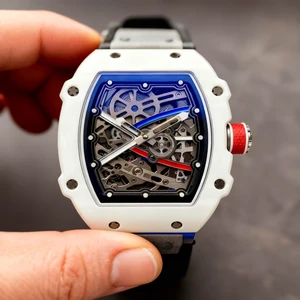 High-quality Tourbillon Custom Skeleton Luxury Sports Men's Mechanical Watch Top Brand Fashion Trend Automatic Ultra-thin Watch