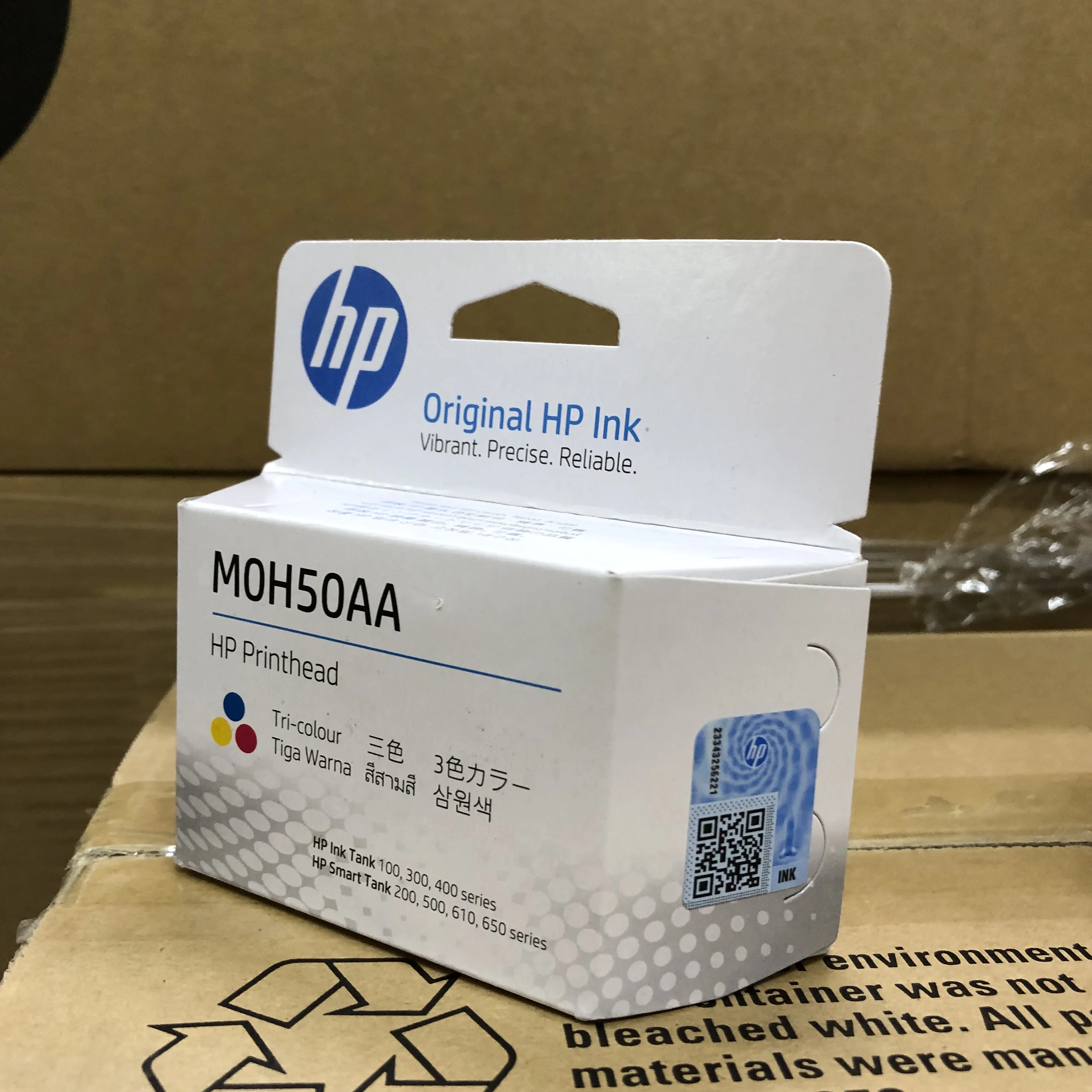 Genuine HP M0H50A Tri-Color Printhead – For HP Ink Tank 110, 300, 400, 500, 610 Series | 1 Year Warranty