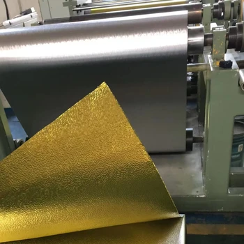 Golden Antibacterial Aluminum Foil for Industrial and Building Insulation