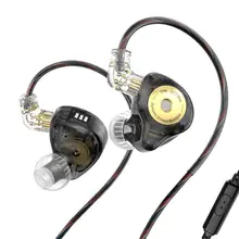 TRN MT1 MAX Dual Magnet Dynamic Driver Wired with Tuning Switch Cancelling HIFI Earbuds Bass Headset In Ear Earphone TRN MT1,EDX
