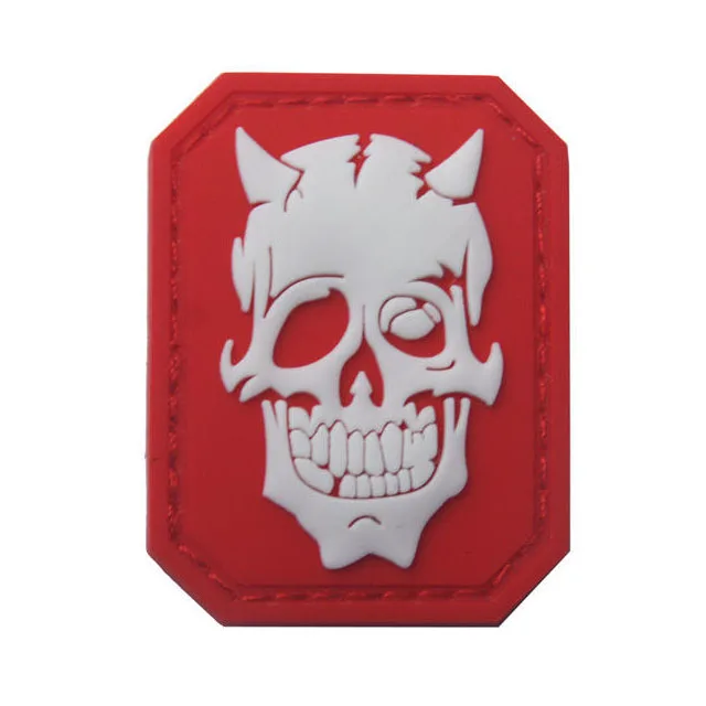 High Quality Custom PVC Silicone Rubber Patches with Valcro Backing Embroidered American Flag Design Garment Decoration Logos