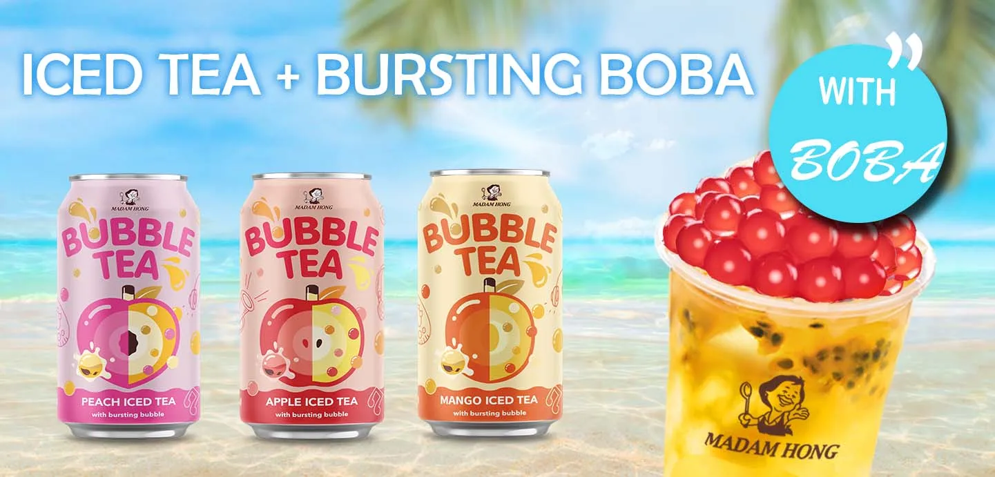 Madam Hong 320ml Bursting Boba Bubble Tea Buy Bursting Boba Tea Canned Drink,Mango Popping