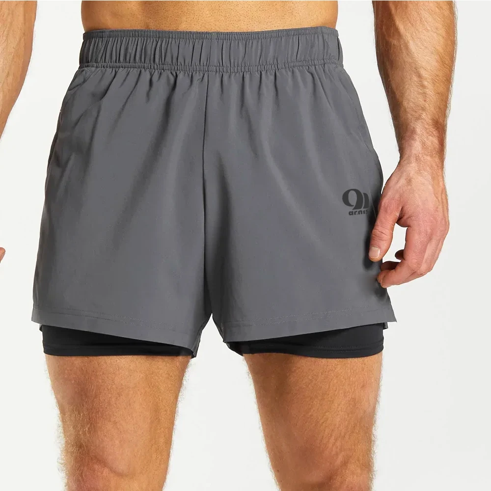 Workout Gym Short Quick Dry Active Training With Pockets Casual Men