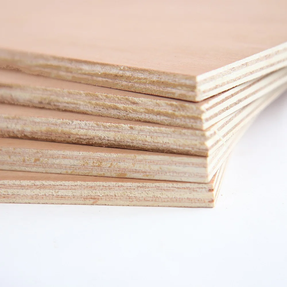 Supplier Wholesale Basswood Plywood 1mm 2mm 3mm 4mm 5mm 6mm 7mm