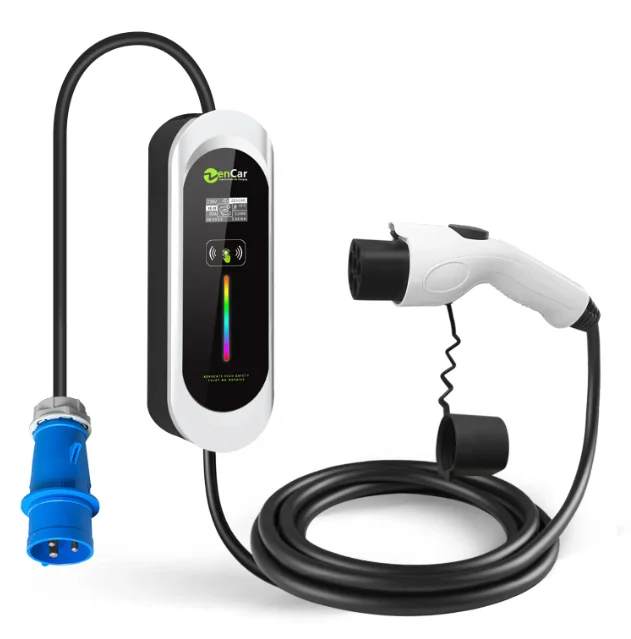 7.4kw Electric Vehicle Charger Level 2 32a Evse Model 2 Ev Charging