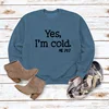 Blue sweatshirt (black font)