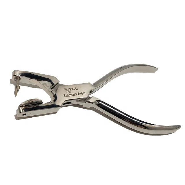 Ainsworth Rubber Dam Punch Forceps With 5 Holes Stainless Steel Sino