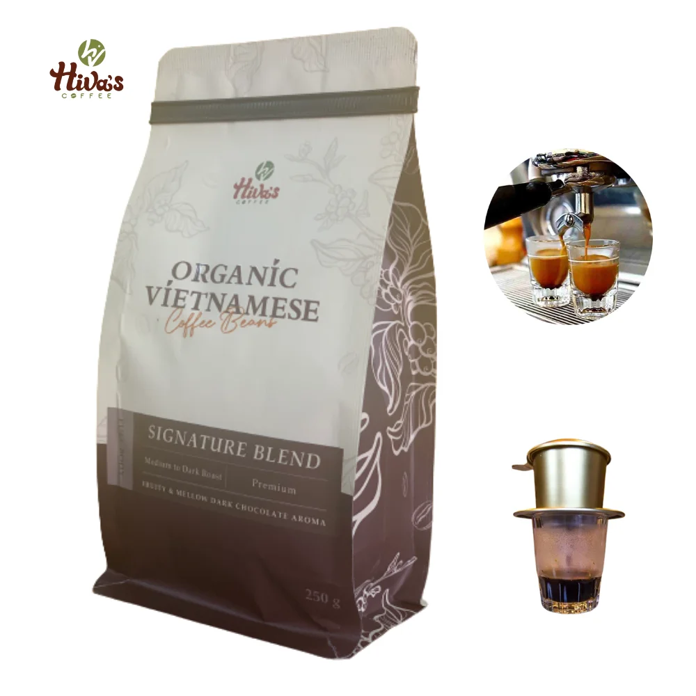 Fresh Coffee At Factory Robusta Vietnam Roasted Coffee Beans 1kg Strong