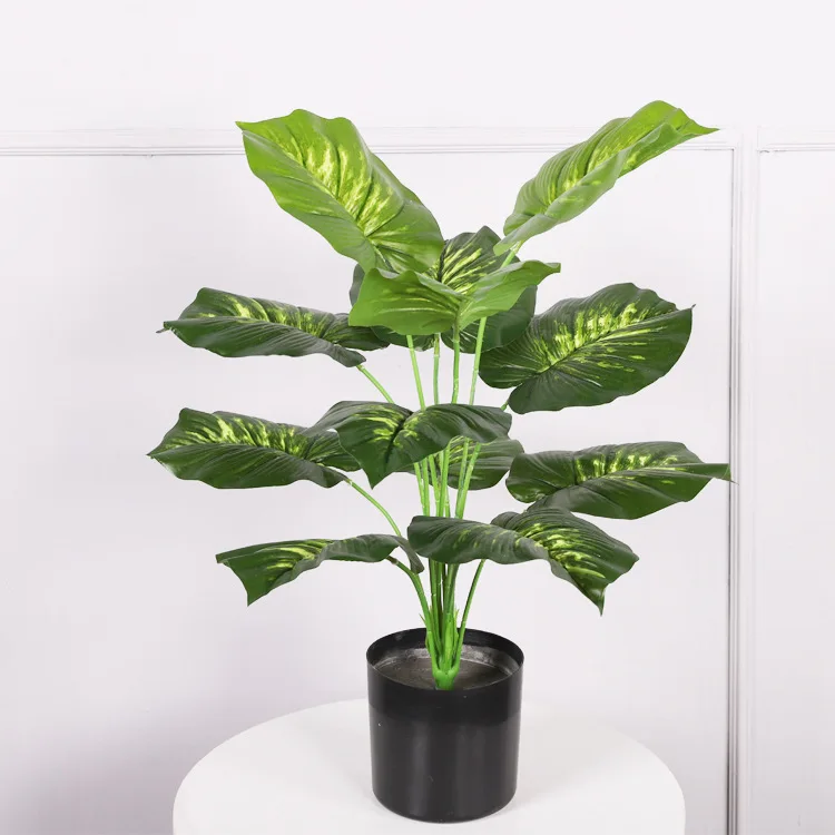 Artificial Banana Tree Large-fake Green Plant Tropical Turtle Bamboo ...