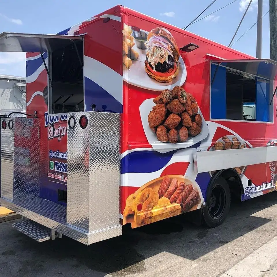 Food Truck With Full Kitchen Mobile Bbq Food Truck Concession Mobile