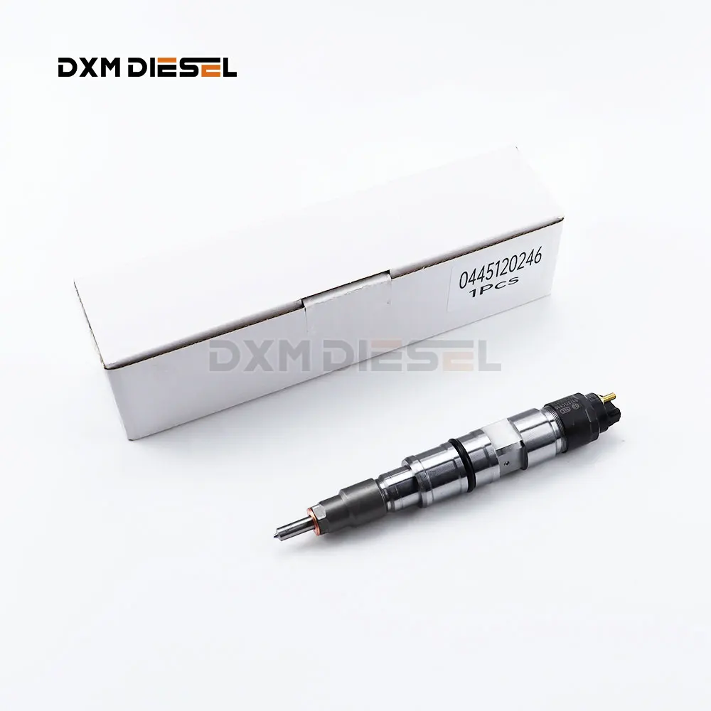 DXM 0445120246 04504664 21773130 genuine new diesel common rail injector 0445120246 for Deuitz KHD,Volivo factory