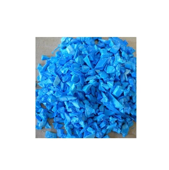 Regrind Hdpe Blue Drum Hdpe Milk Bottle Flakes Scraps White Blue Red