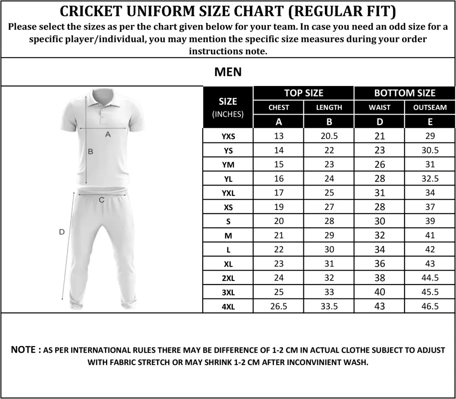Uniform size. Uniform size