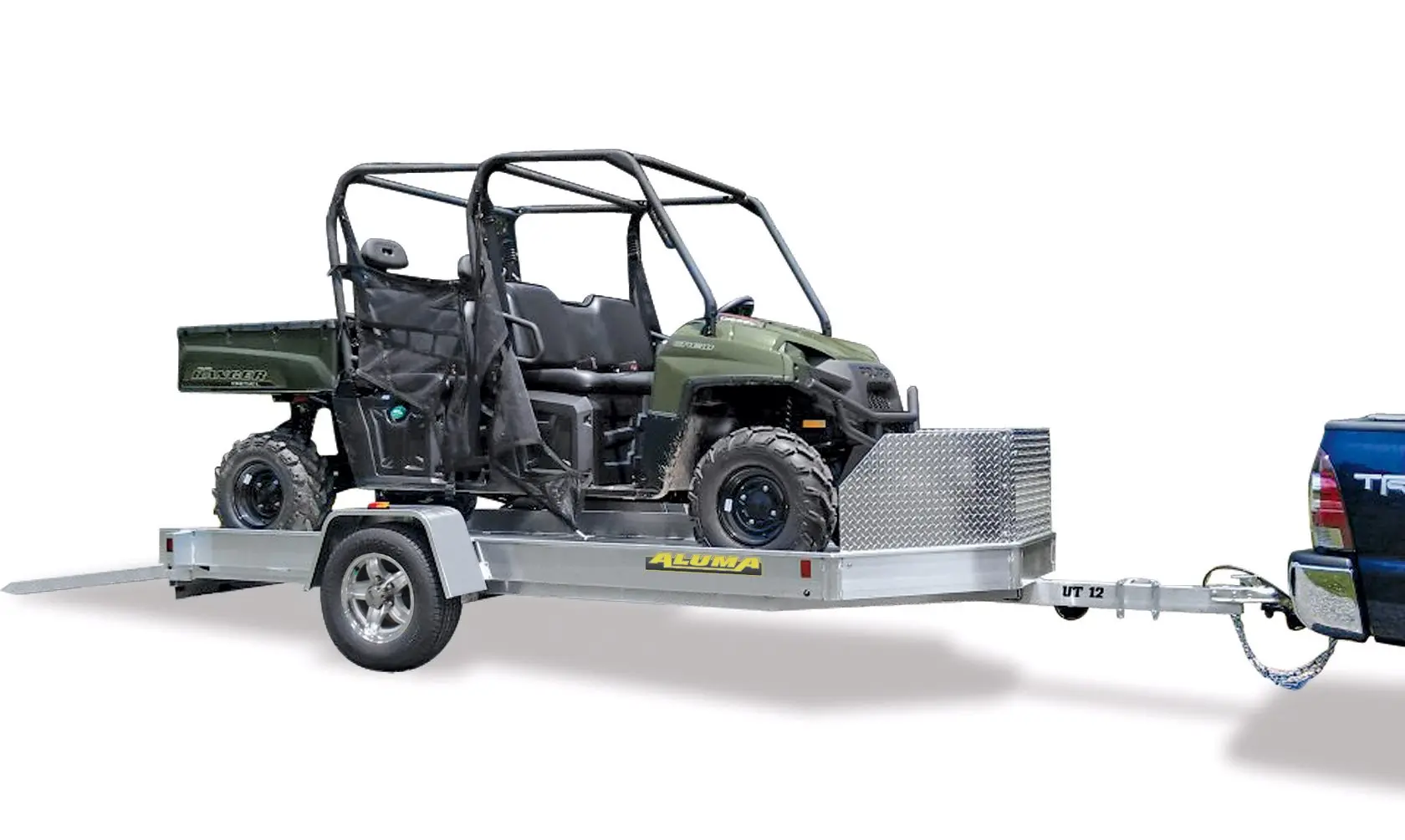 Atv буксируемый прицеп сетчатая тележка для самосвалов со складными боковыми клетками реморкинг прицепа