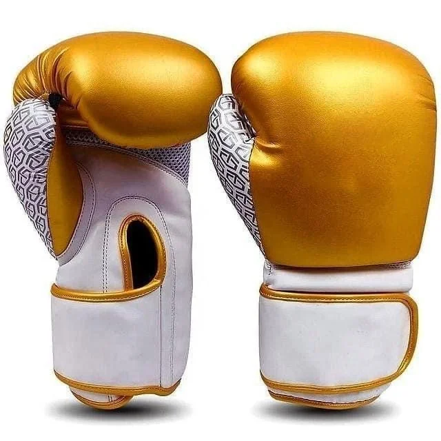 Боксерские перчатки из искусственной кожи с принтом тренировочные для спорта и бизнеса доступны в размерах 10 унций 12 14 16