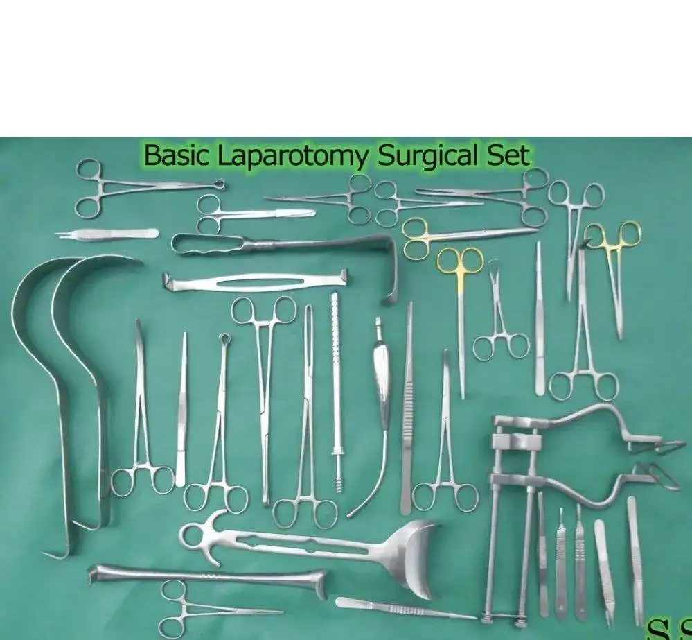 High Quality Orthopedic Basic Laparotomy Surgical Instrument Set 108 ...