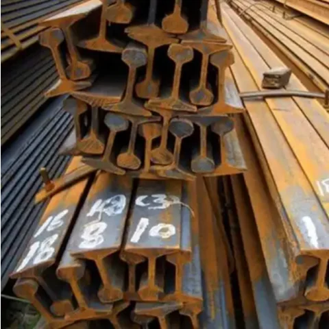 EN13674-1 Railways Metal Scrap Used Rails Mine Rail Track Railway Tracks 54E1/60E1 Steel Rail Materials Proper Price