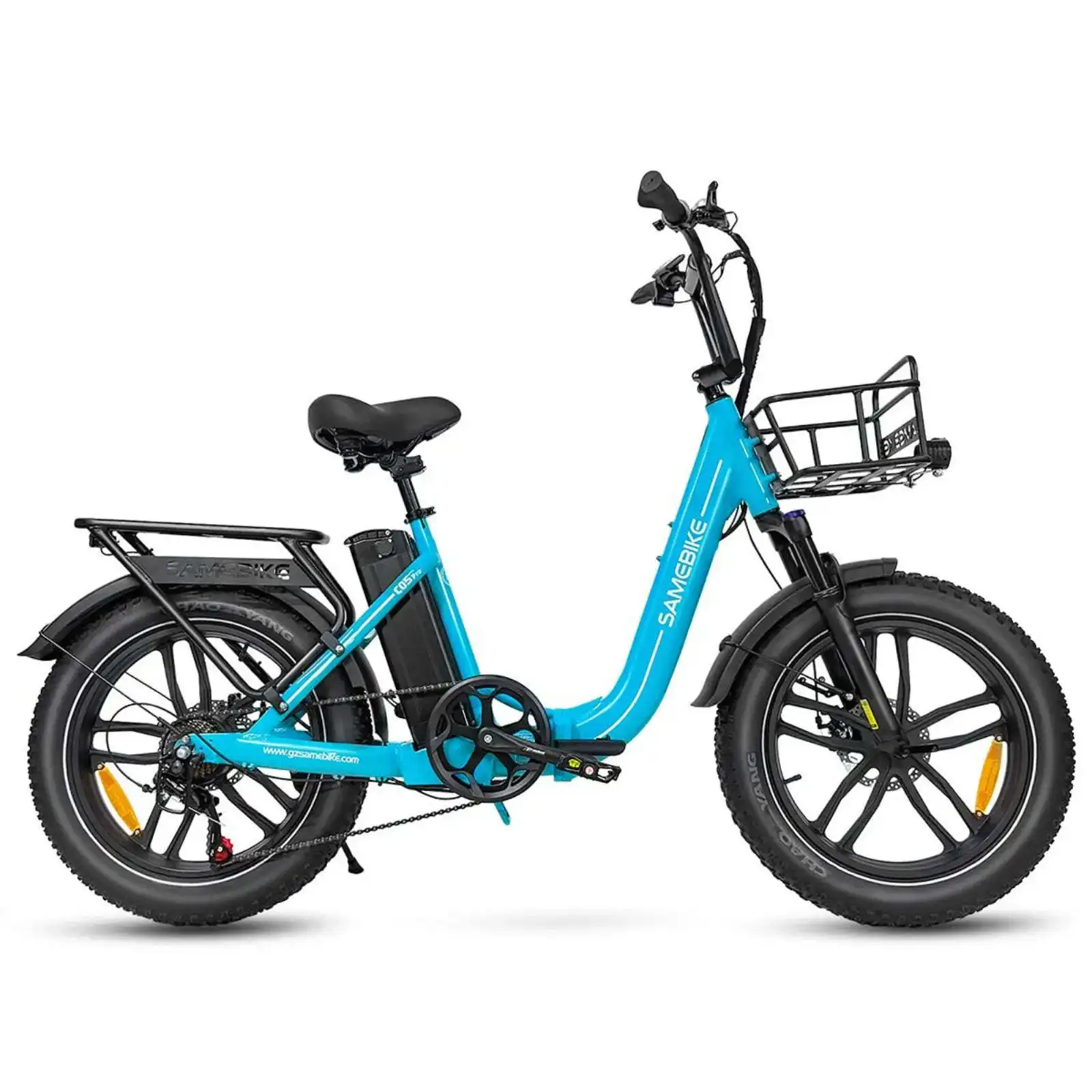 C05 Pro 250W Motor, 15Ah Akkukapazität, 14-Zoll-Falt-Elektro-Citybike mit Fatbike-Reifen, Tiefeinsteiger-Elektro-Faltrad