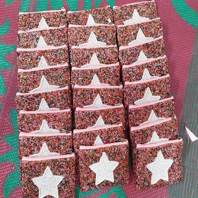 Superb Handmade Golf Beaded Purse Game Day Multipurpose Pouch Accessory