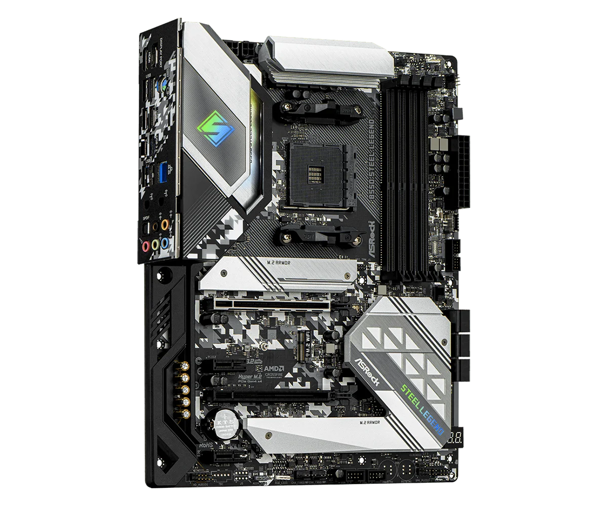 AS Rock B550M Steel Legend - Premium MATX Motherboard