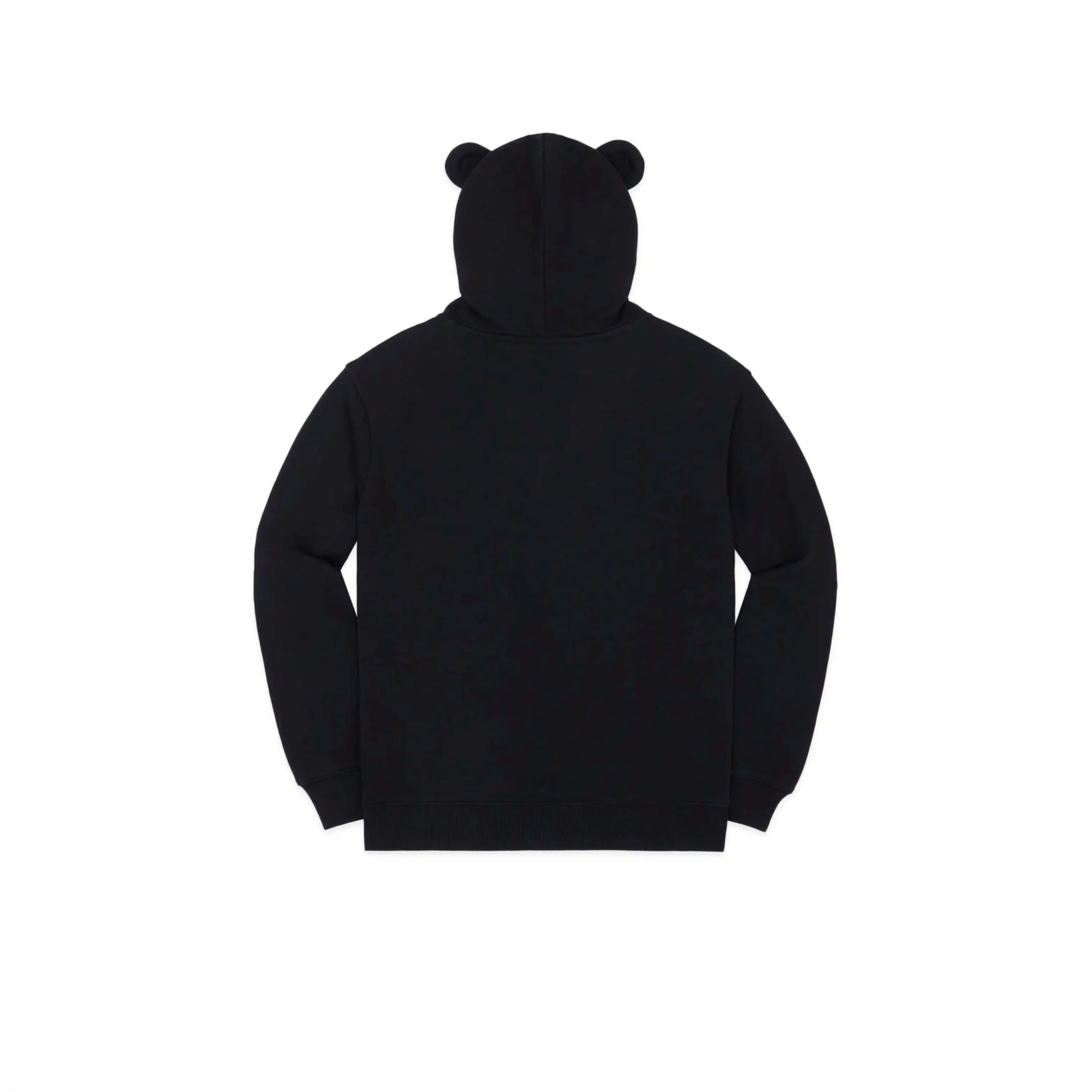 Classic Bear Ear Black Hoodie Cozy and Adorable Hooded Sweatshirt with  Cute Animal Ear Design, Perfect for Casual Wear