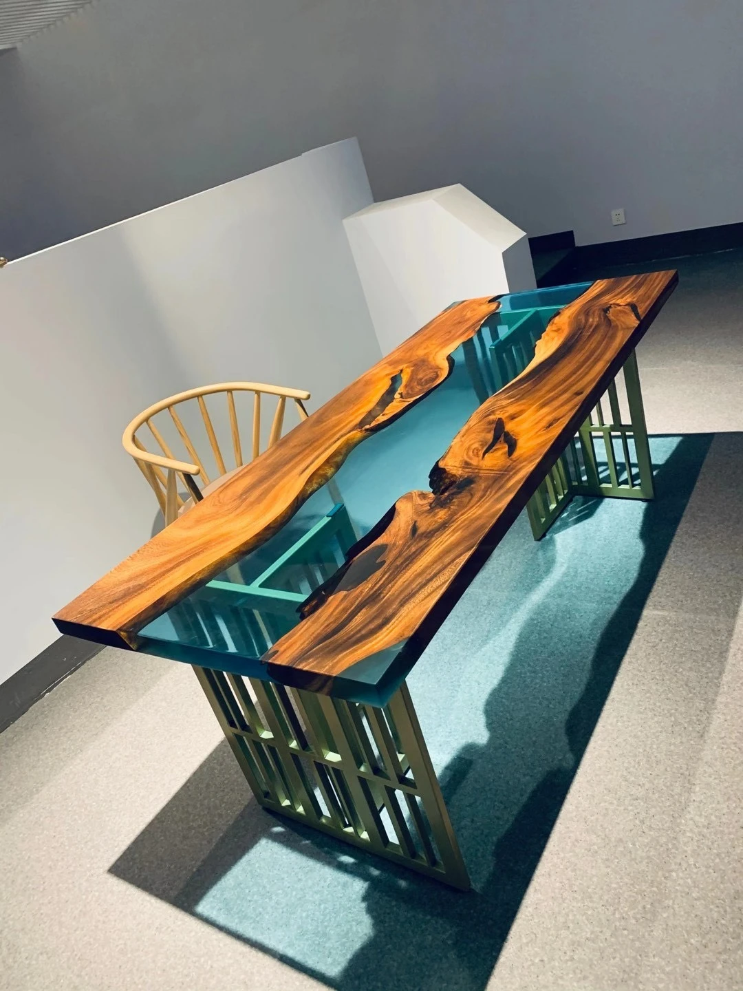 Epoxy Resin Table,Epoxy River Table,Wood Epoxy Dining Table