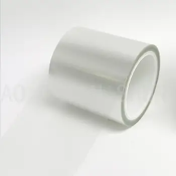 customizable Silicone grain 80um pet clear film plastic rolls pet protective film packaging materials