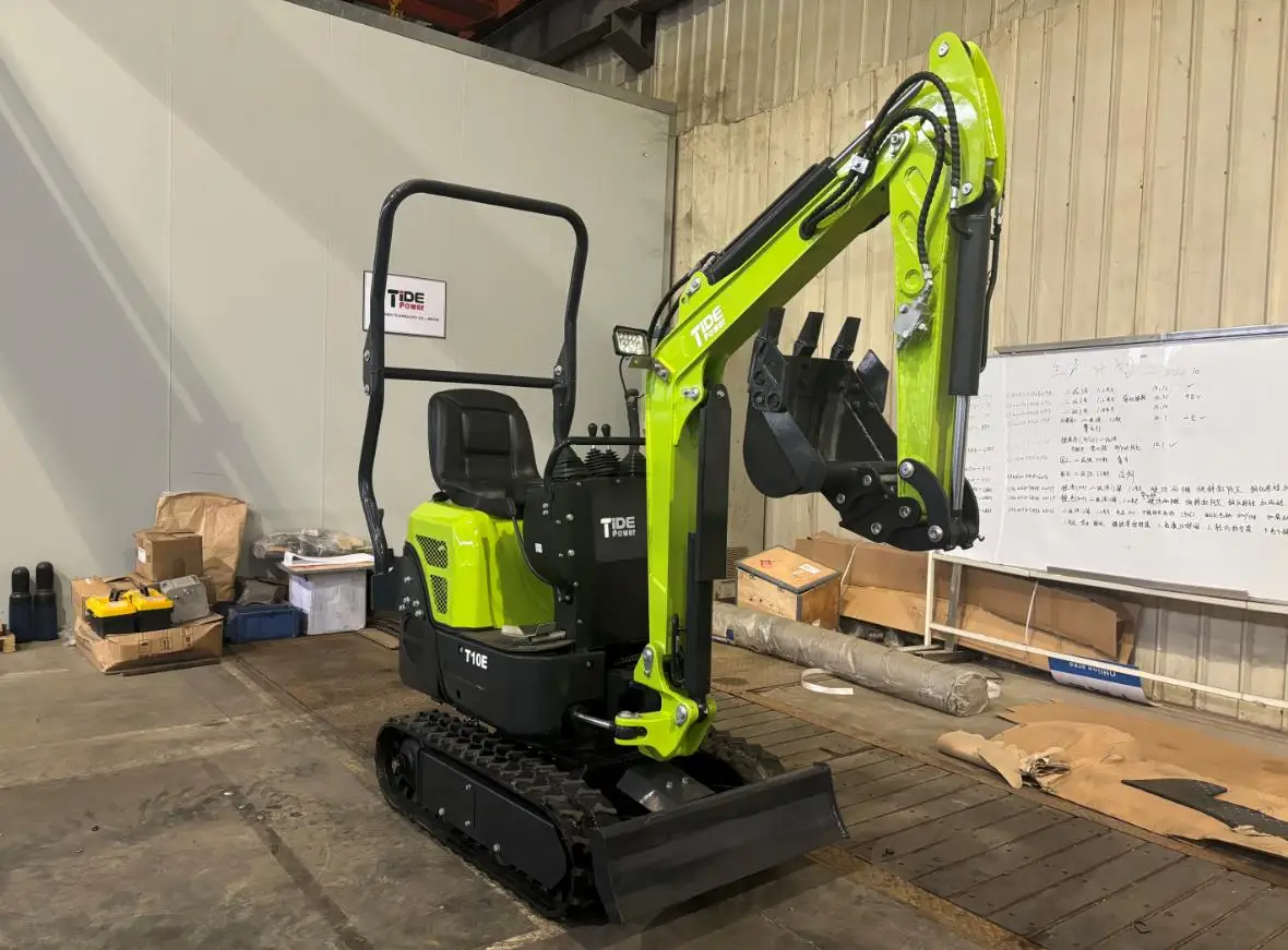 Ce 1 Tonne Electric Mini Excavator Mini Digger 1000kg With Quick Hitch ...