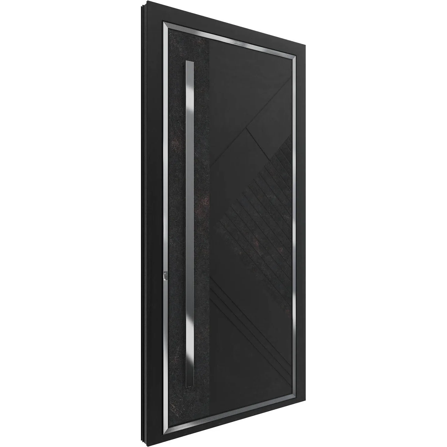 Elegant and Durable Compact-Coated Aluminum Composite Panel Doors Customizable Designs