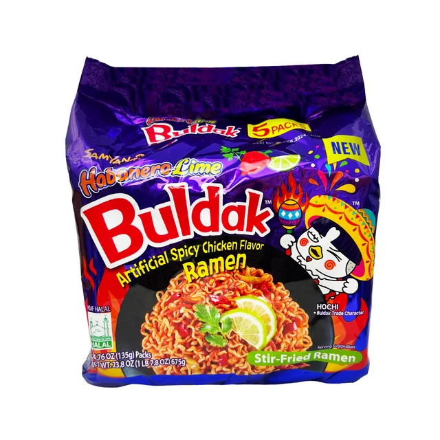 Samyang Buldak Hot Chicken Habanero Lime Ramen Instant Noodles 145g ...