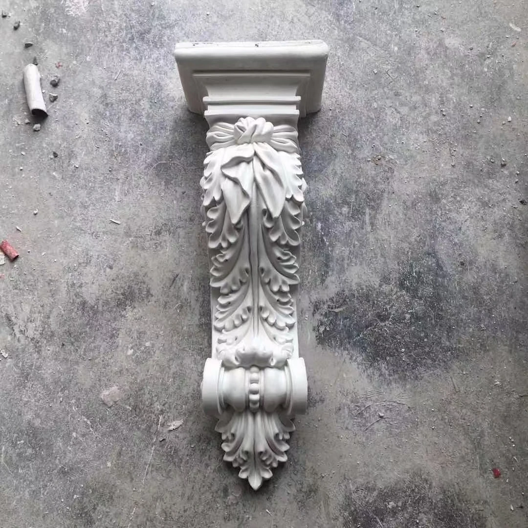 Indoor Decorative Silicone Gypsum Corbel Line Molds Plaster Fiberglass 3d Corble Moulding For