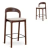 Marrone scuro e beige