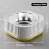 Yellow and white