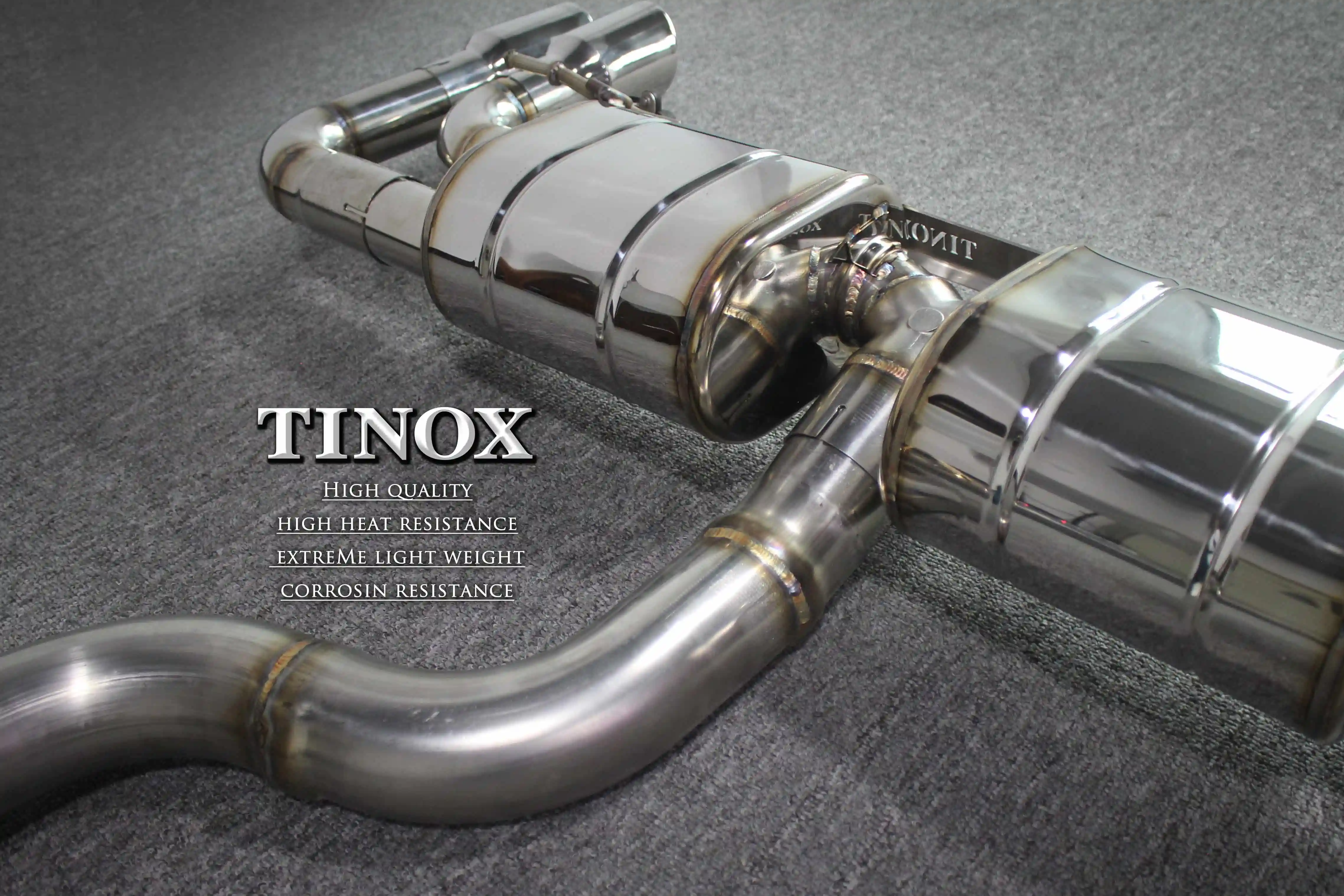 Stainless Steel Valvetronic Highperformance Catback Exhaust Pipes For
