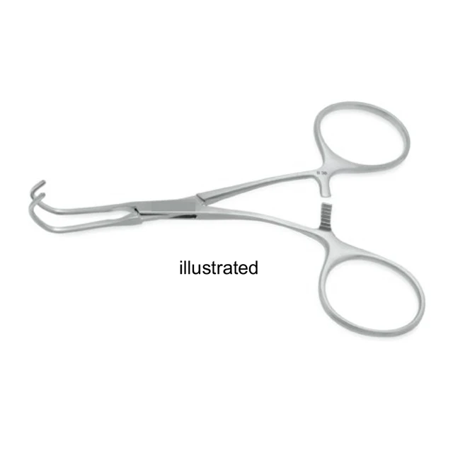 Debakey Castaneda Paediatric Clamp Curved Shanks Suitable For
