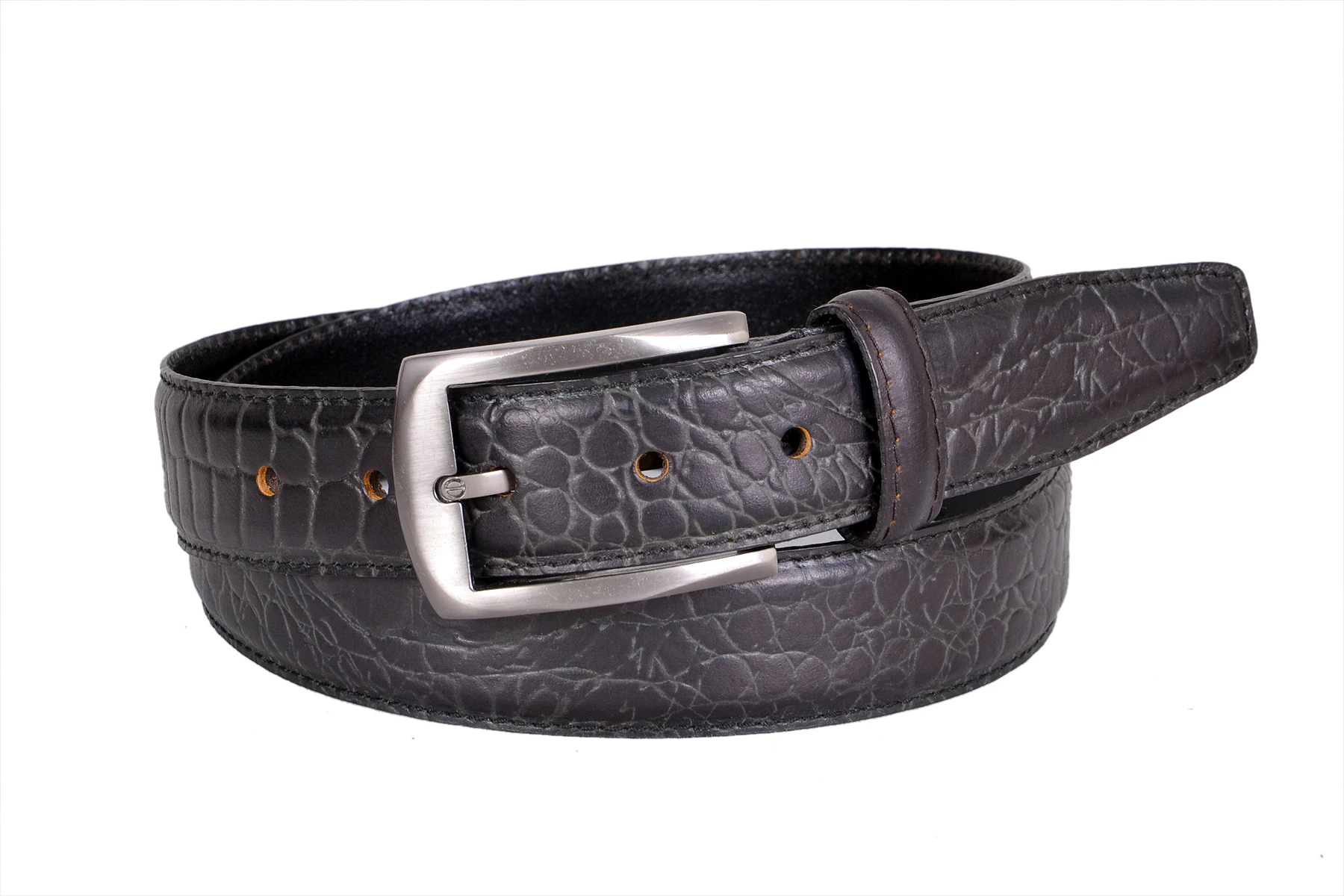 Pure Leather Belt Crunched Red Leather Belt Mens Leather Belt From ...