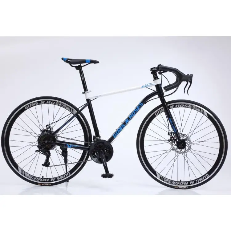 GUNS N' ROSES グリーン ロードバイク Guns N' Roses 700C Road Bicycle - Durable Steel Frame, 21 Speed