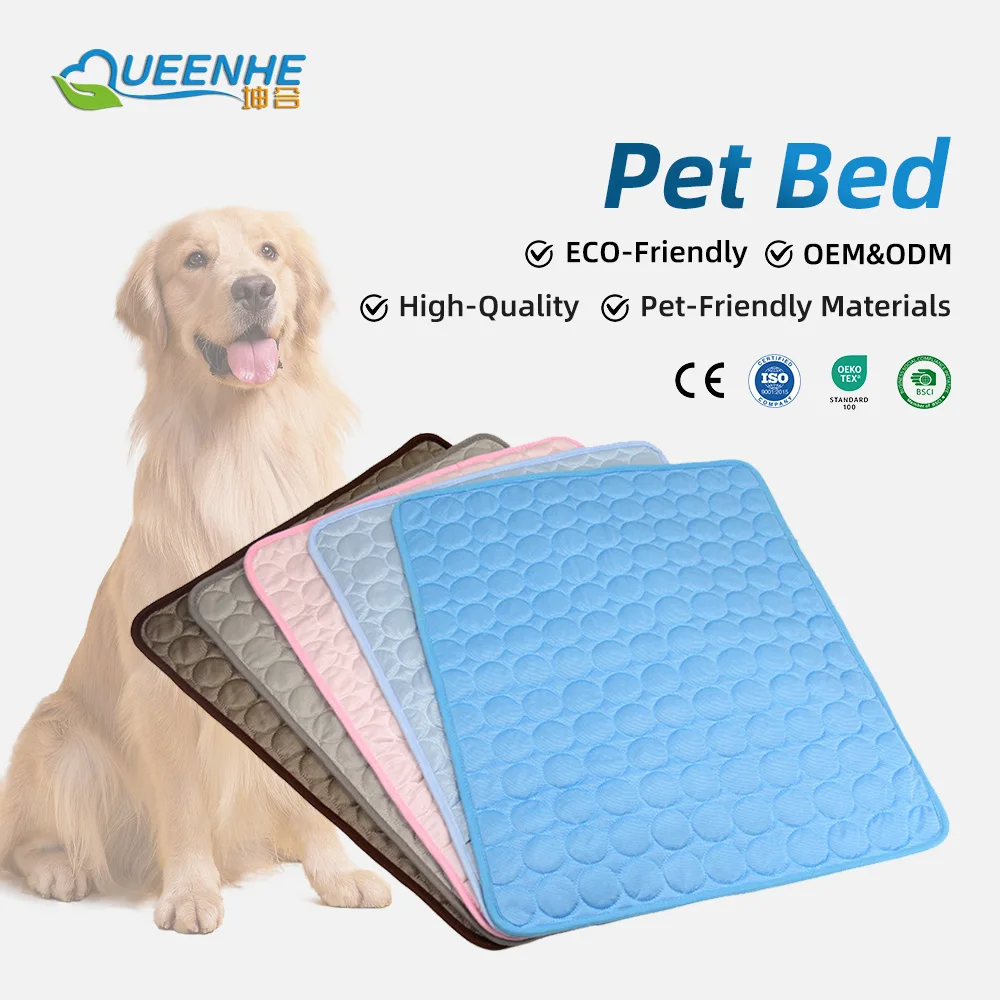 Wholesale Washable Ice Silk Mat Self Cooling Sleeping Kennel Pad Pet R - product detail 1