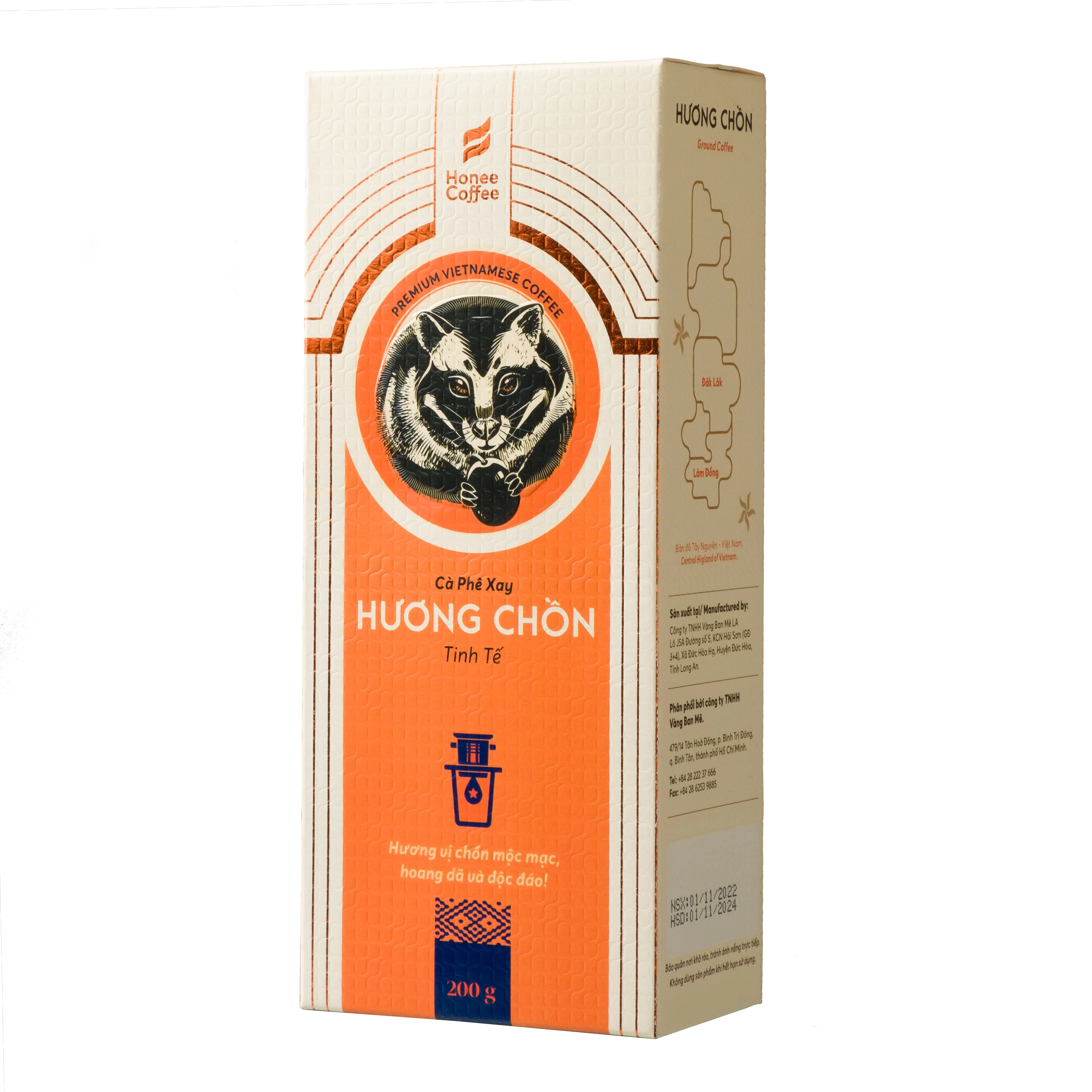 GROUND COFFEE HUONG CHON Sophisticated - 200g Made in Vietnam