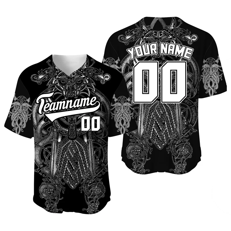 Custom Full Button Baseball Jersey Any Design or Colors 