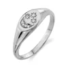 Or blanc   Total 1,40 carat environ.