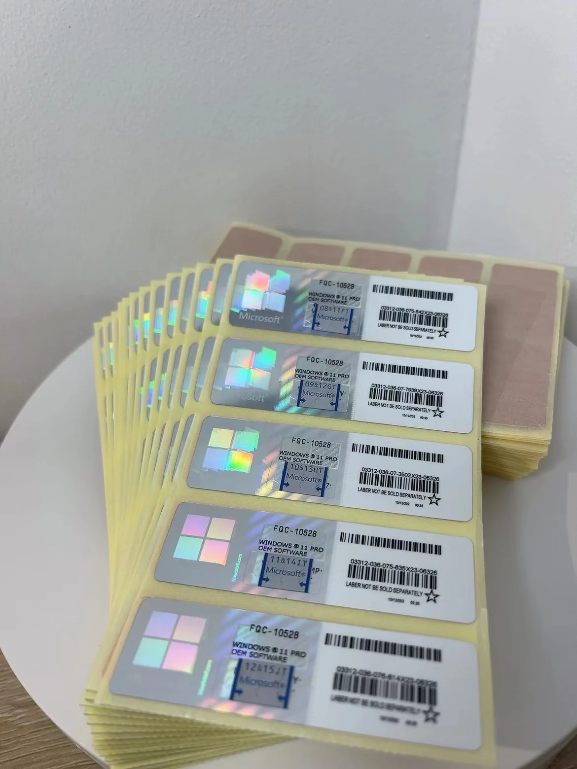 Win 11 Pro Coa Sticker глобальная онлайн Активация (1 упаковка = 10 шт.) Win 11 Pro пожизненная гарантия Win 11 Pro key
