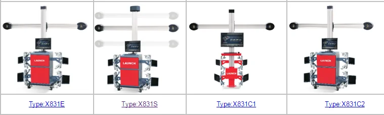 LAUNCH X-861 PRO 5G Fully Automatic 3D Wheel Alignment Machine for ...